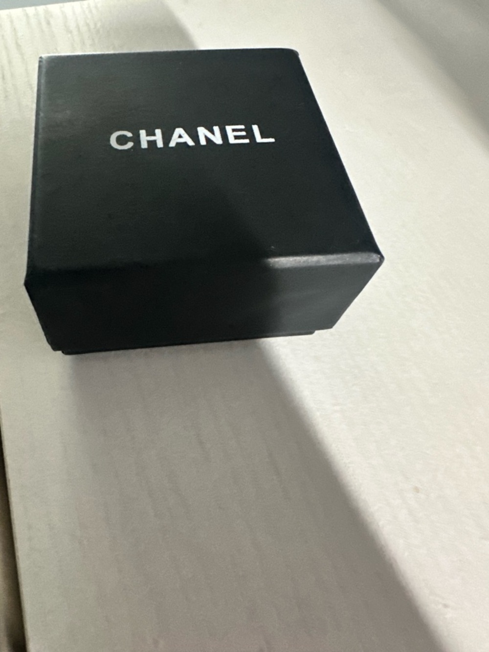CHANEL Gold-Tone Crystal Embellished Double C Brooch - Picture 4 of 8